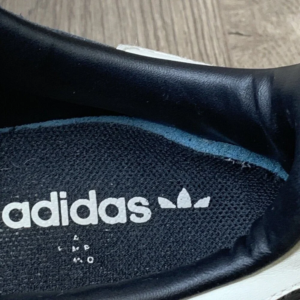 Adidas Stan Smith Womens Size 6.5 Original Black Reptile Snakeskin - Picture 10 of 10